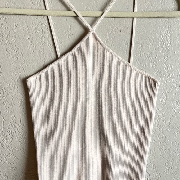ZARA | Ribbed Halter Top | M - Picture 2 of 4